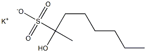  2-Hydroxyoctane-2-sulfonic acid potassium salt