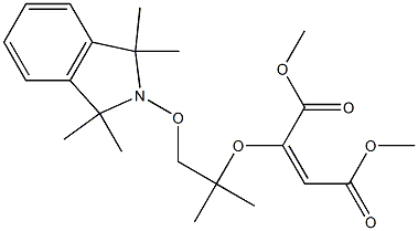 2-[2-[(1,1,3,3-Tetramethyl-2,3-dihydro-1H-isoindol)-2-yloxy]-1,1-dimethylethoxy]maleic acid dimethyl ester Structure
