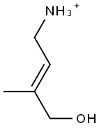 (E)-4-Hydroxy-3-methyl-2-buten-1-aminium