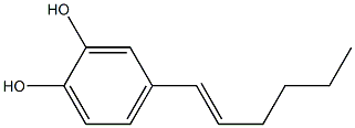 4-[(E)-1-Hexenyl]pyrocatechol
