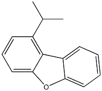 1-Isopropyldibenzofuran Struktur