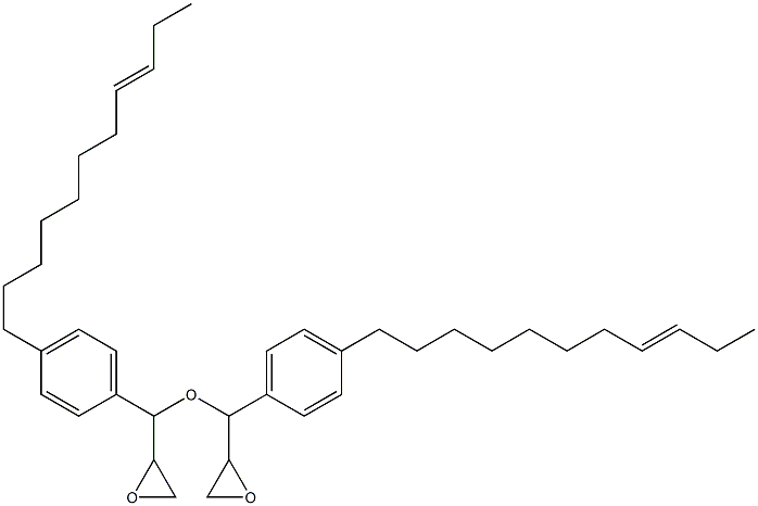 4-(8-ウンデセニル)フェニルグリシジルエーテル 化学構造式