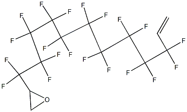 3,3,4,4,5,5,6,6,7,7,8,8,9,9,10,10,11,11,12,12-Icosafluoro-13,14-epoxy-1-tetradecene Struktur