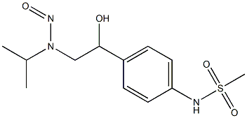 N-[4-[1-Hydroxy-2-(isopropylnitrosoamino)ethyl]phenyl]methanesulfonamide