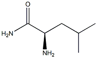 (2R)-2-アミノ-4-メチルペンタンアミド 化学構造式