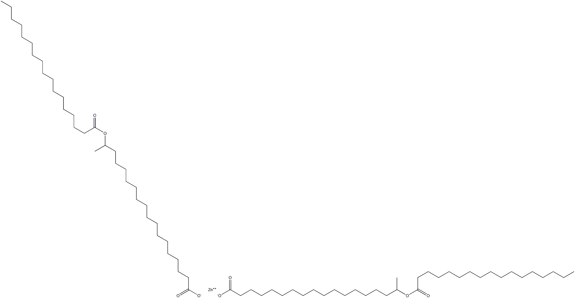  Bis(17-heptadecanoyloxyoctadecanoic acid)zinc salt