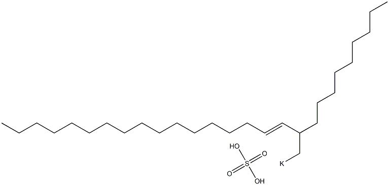  Sulfuric acid 2-nonyl-3-nonadecenyl=potassium ester salt