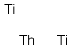 ジチタン-トリウム 化学構造式