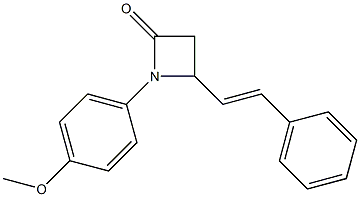 1-(4-Methoxyphenyl)-4-styrylazetidin-2-one