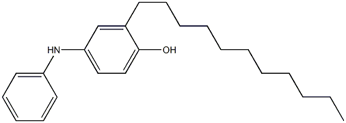 3-ウンデシル[イミノビスベンゼン]-4-オール 化学構造式