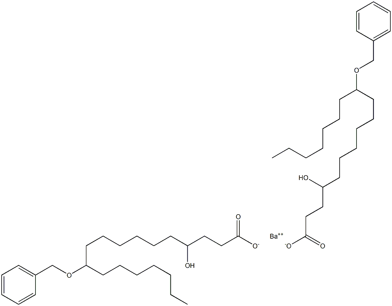 Bis(11-benzyloxy-4-hydroxystearic acid)barium salt
