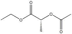 (R)-2-Acetoxypropionic acid ethyl ester Structure