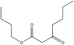 3-Ketoenanthic acid butyl ester Structure