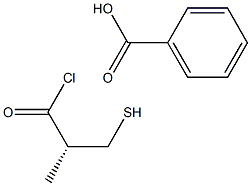 (S)-3-Chloro-2-methyl-3-oxopropane-1-thiol benzoate 结构式