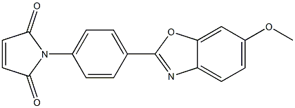 6-Methoxy-2-[4-[(2,5-dihydro-2,5-dioxo-1H-pyrrol)-1-yl]phenyl]benzoxazole Structure