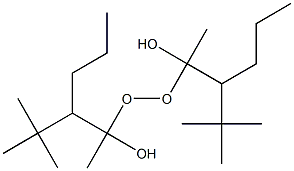 tert-Butyl(1-hydroxy-1-methylpentyl) peroxide Struktur