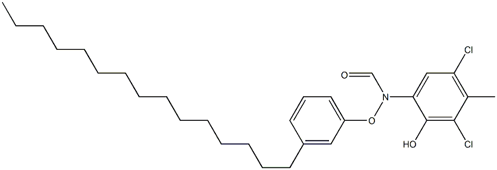 2-(3-Pentadecylphenoxyformylamino)-4,6-dichloro-5-methylphenol
