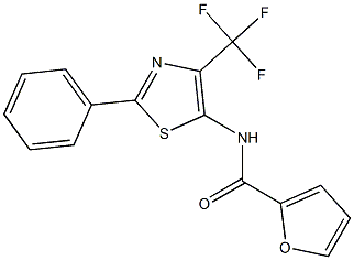 2-Phenyl-4-(trifluoromethyl)-5-(2-furylcarbonylamino)thiazole