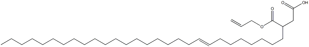 3-(8-Octacosenyl)succinic acid 1-hydrogen 4-allyl ester Structure