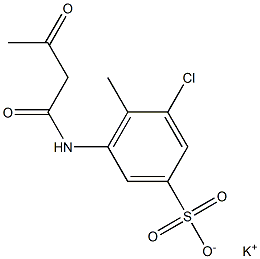 5-(Acetoacetylamino)-3-chloro-4-methylbenzenesulfonic acid potassium salt