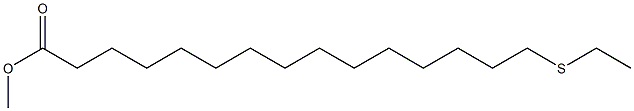 16-Thiaoctadecanoic acid methyl ester Struktur