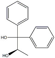 [R,(+)]-1,1-Diphenyl-1,2-propanediol Struktur