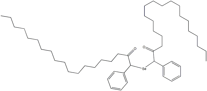 オクタデカノイルベンジルセレニド 化学構造式