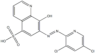 7-(3,5-Dichloro-2-pyridylazo)-8-hydroxyquinoline-5-sulfonic acid