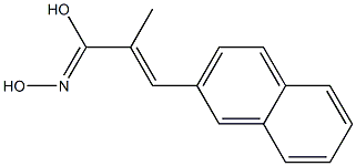 (E)-2-Methyl-3-(2-naphthalenyl)-2-propenehydroximic acid Structure