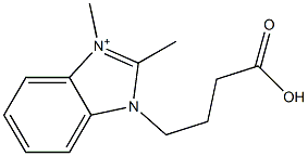 1-(3-Carboxypropyl)-2,3-dimethyl-1H-benzimidazol-3-ium