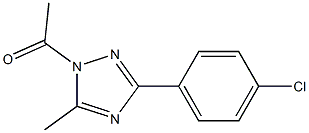 1-Acetyl-3-(4-chlorophenyl)-5-methyl-1H-1,2,4-triazole
