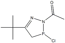 2-Acetyl-3-chloro-3,4-dihydro-5-tert-butyl-2H-1,2,3-diazaphosphole