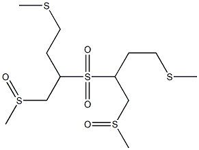 [2-(Methylthio)ethyl][2-(methylsulfinyl)ethyl] sulfone Structure