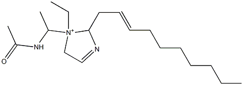 1-[1-(Acetylamino)ethyl]-2-(2-decenyl)-1-ethyl-3-imidazoline-1-ium
