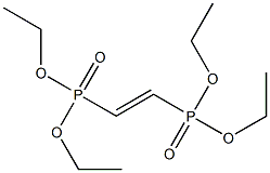 (E)-1,2-Ethenediylbisphosphonic acid tetraethyl ester Struktur