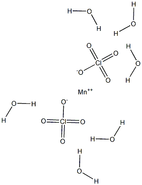 Manganese diperchlorate hexahydrate Struktur