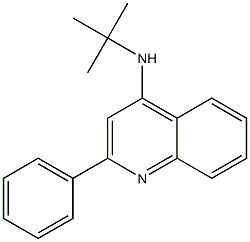 4-tert-Butylamino-2-phenylquinoline Structure