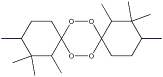 1,2,2,3,10,11,11,12-Octamethyl-7,8,15,16-tetraoxadispiro[5.2.5.2]hexadecane Struktur