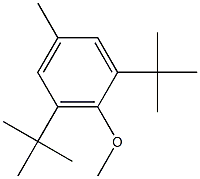 3,5-ジ-tert-ブチル-4-メトキシトルエン 化学構造式