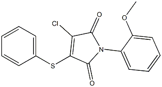 1-(2-Methoxyphenyl)-3-phenylthio-4-chloro-1H-pyrrole-2,5-dione