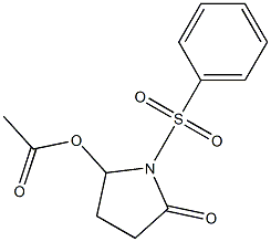 5-Acetoxy-1-[(phenyl)sulfonyl]pyrrolidin-2-one|