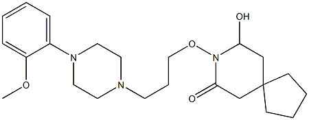  8-[3-[4-(2-Methoxyphenyl)-1-piperazinyl]propyloxy]-9-hydroxy-8-azaspiro[4.5]decan-7-one