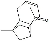 9-Acetyl-methyltricyclo[6.2.1.02,7]undec-4-ene 结构式