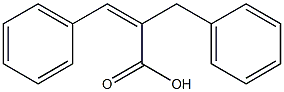 (Z)-2-Benzyl-3-phenylpropenoic acid Structure