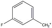 3-Fluorobenzyl cation Structure