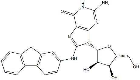 8-(9H-Fluorene-2-ylamino)guanosine