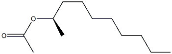 (-)-Acetic acid (R)-1-methylnonyl ester Structure