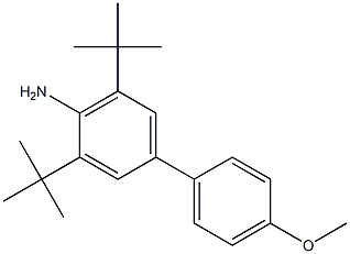 4'-Methoxy-3,5-di-tert-butylbiphenyl-4-amine Structure
