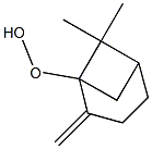 6,6-Dimethyl-2-methylenebicyclo[3.1.1]heptan-1-yl hydroperoxide Structure