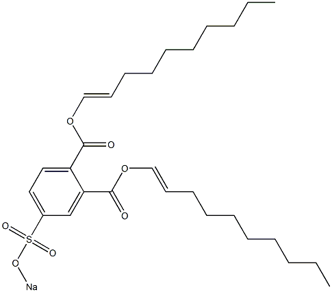 4-(Sodiosulfo)phthalic acid di(1-decenyl) ester